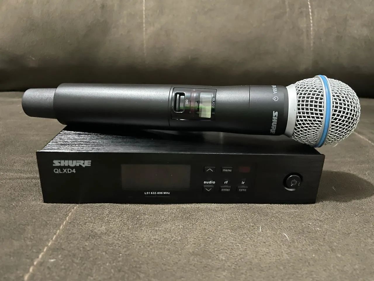 Microfone sem fio SHURE QLXD4 (Made in México) - Foto 2