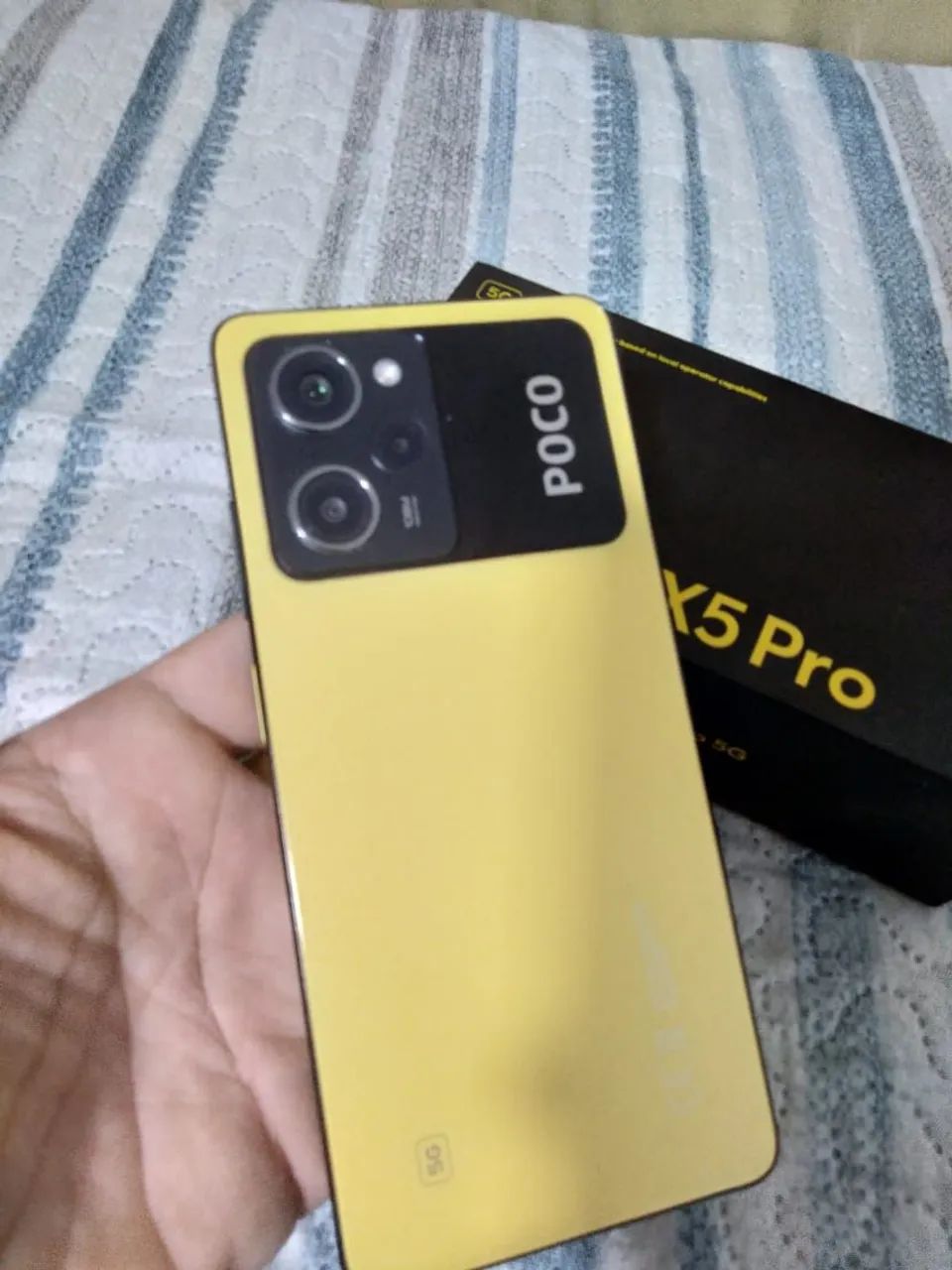 Xiaomi poco x5 pro 256 gb precisa trocar a entrada do chip  - Foto 3