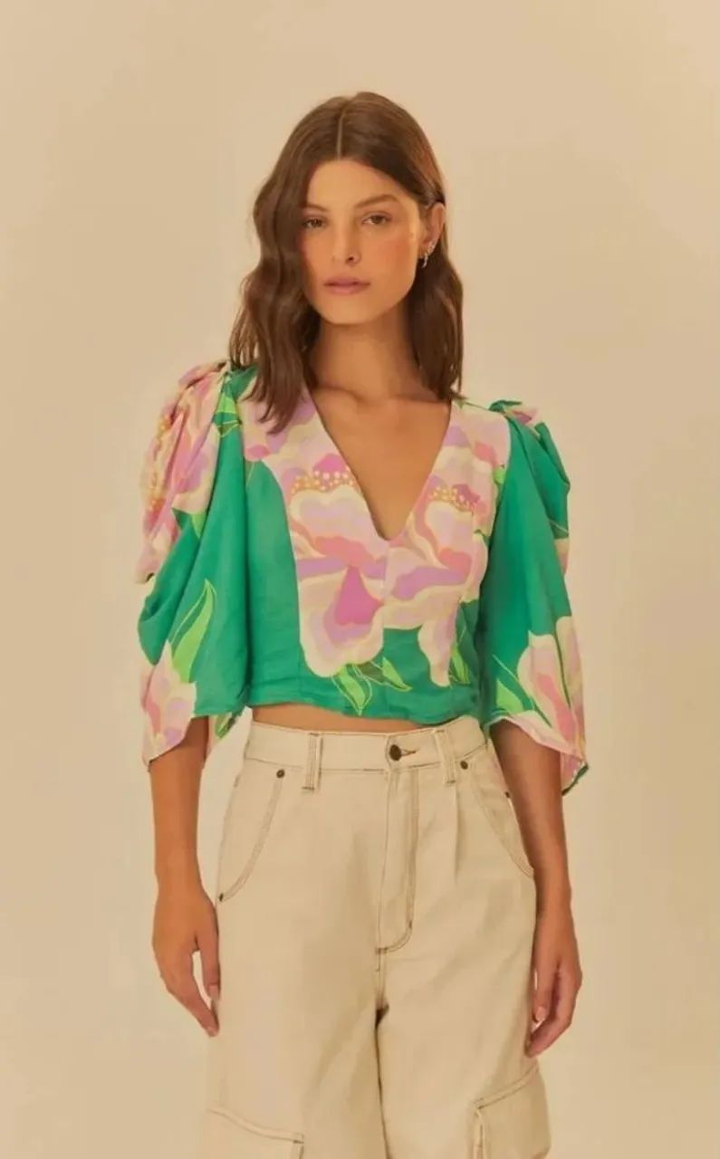 Cropped estampado farm.  - Foto 2