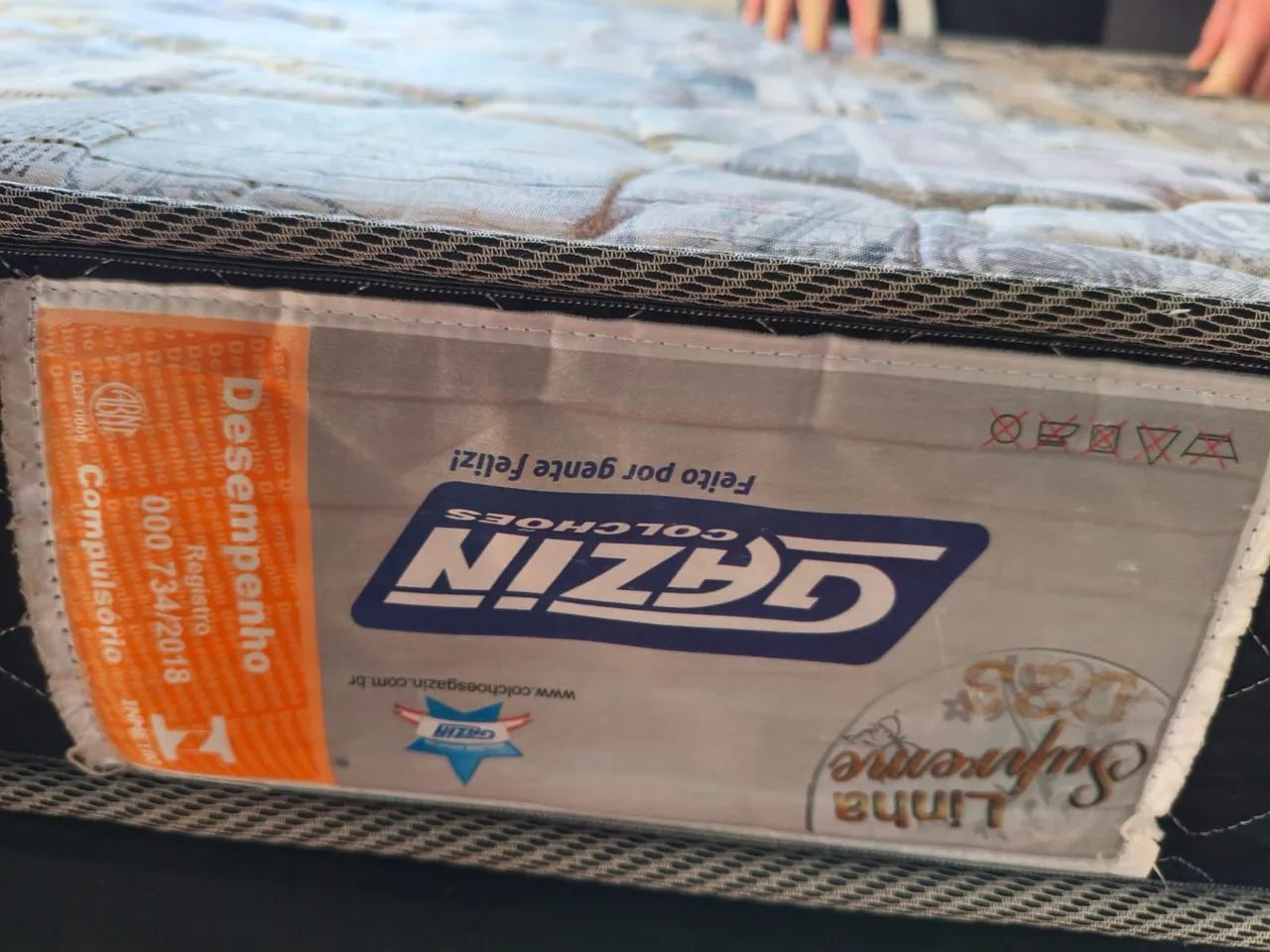 Cama box baú solteiro com colchão - Foto 3
