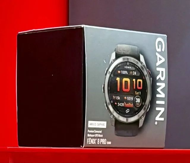Garmin Relógio Fenix 8 PRO AMOLED - TITANIUM - GRAPHITE / BLACK  - 51MM