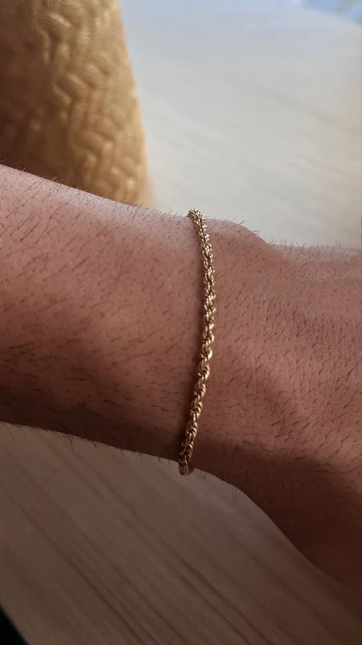 Joia - pulseira de ouro 18k - Foto 2
