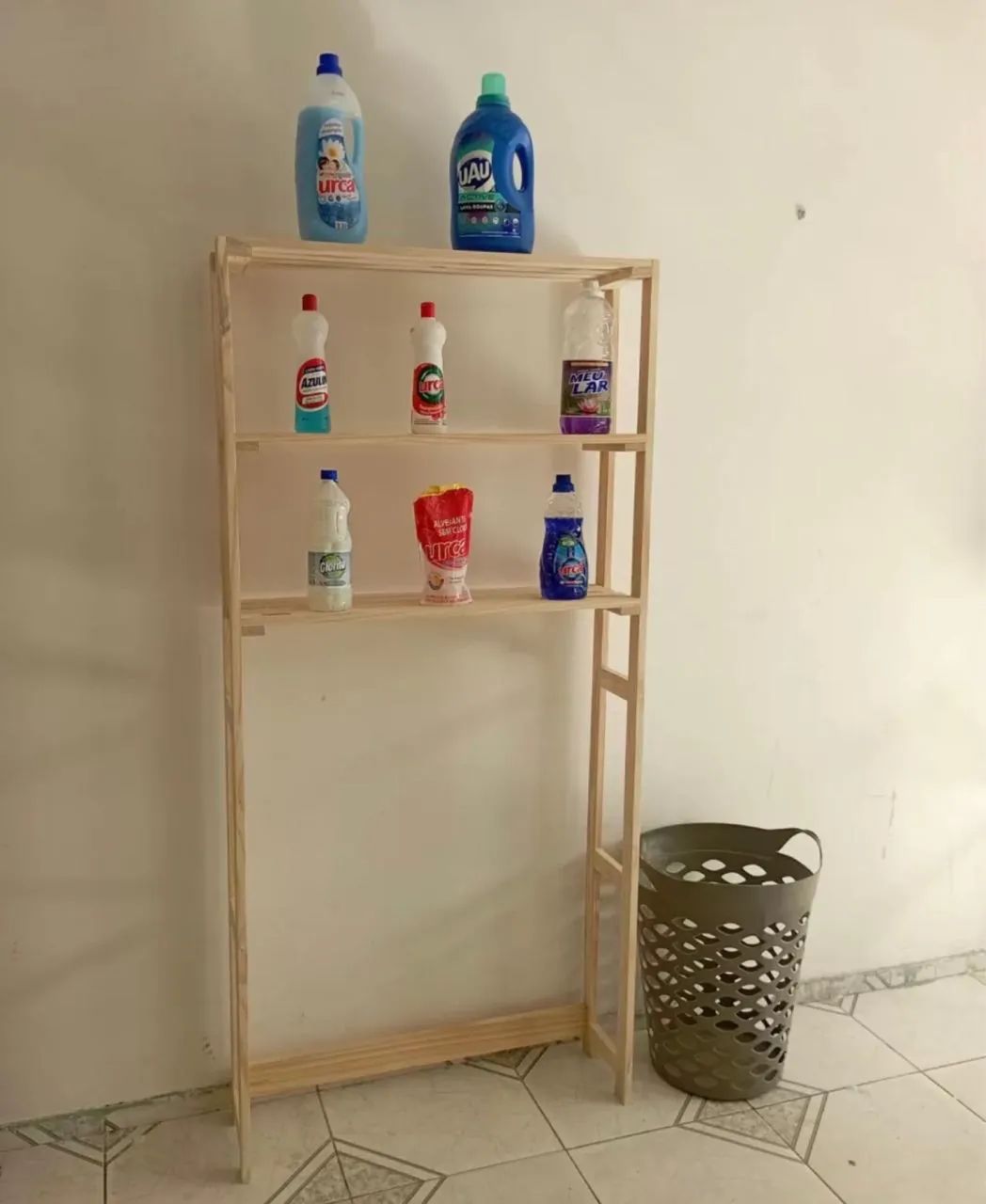 Estante para máquina de lavar