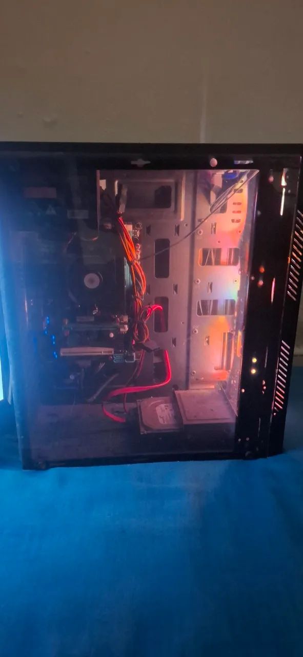 CPU e monitor gamer 