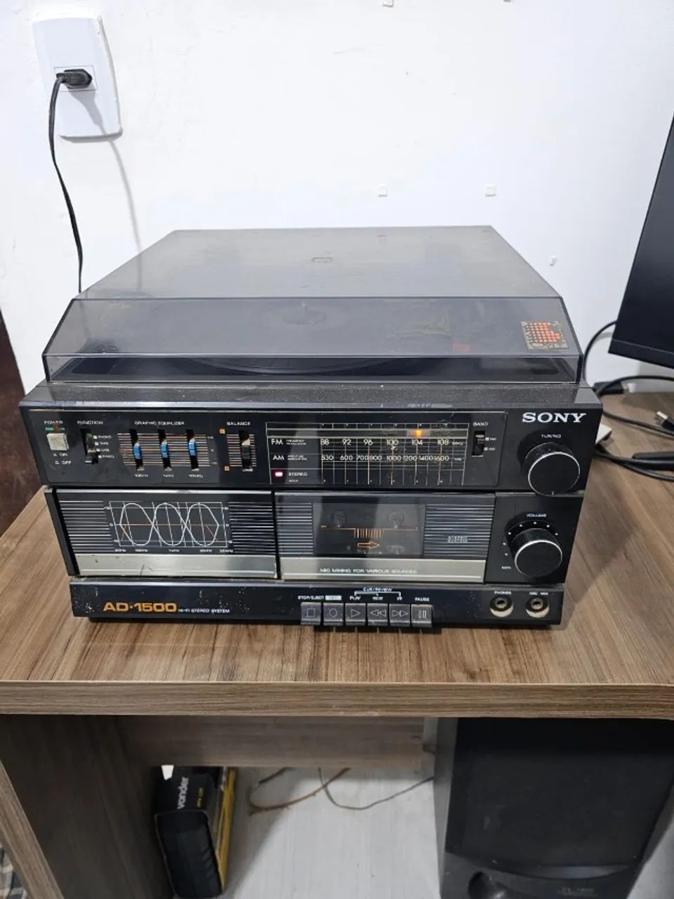 Aparelho se som Sony AD - 1500, Clássico 3x1