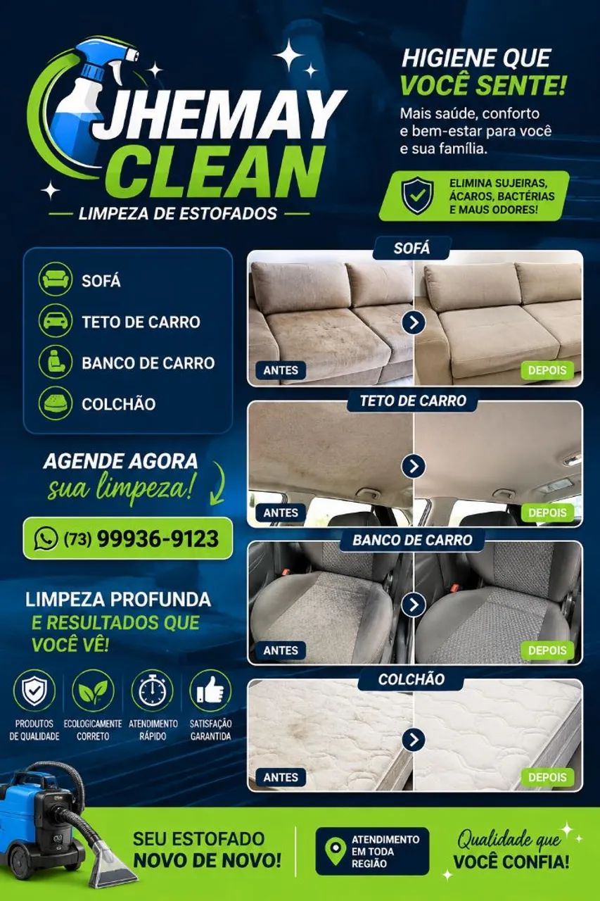 Limpeza de estofados