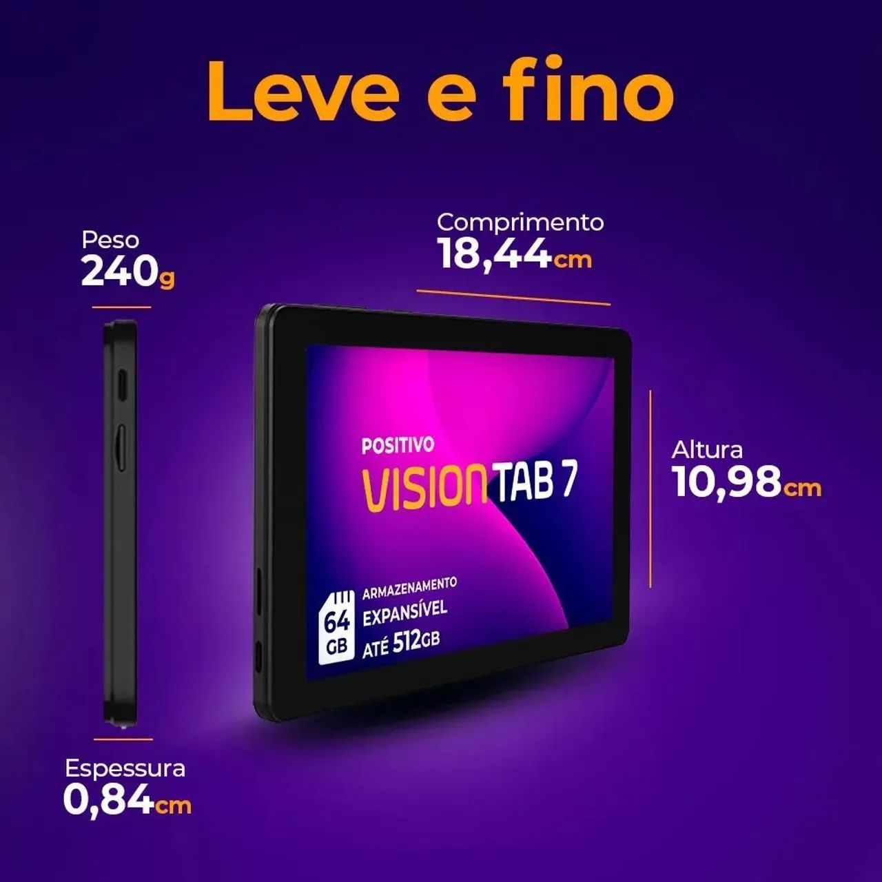 Tablet Positivo 7 Polegadas Seminovo - Foto 4