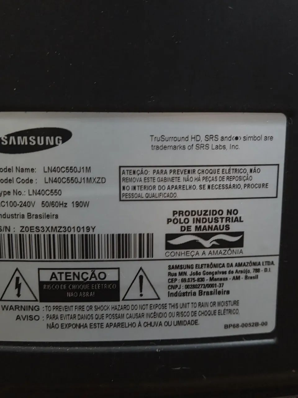 Tv 40 polegadas Samsung