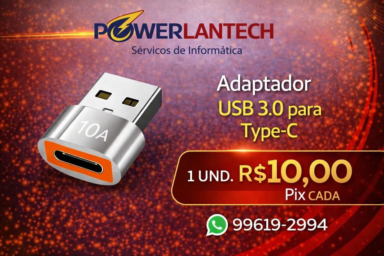 Adaptador USB 3.0 para Type-C