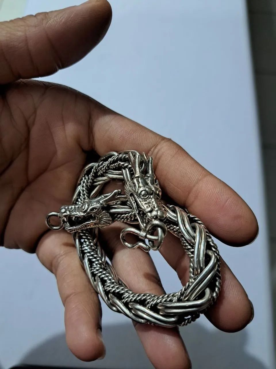 Pulseira bali dragão 925 
