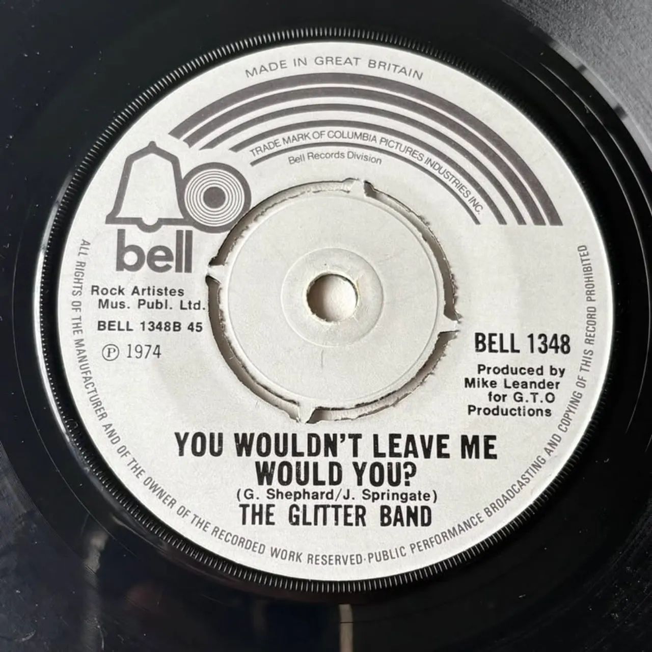 The Glitter Band Angel Face Vinil Compacto Importado Inglaterra - Foto 4