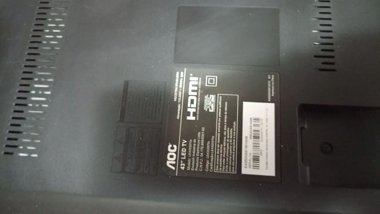 VENDO TV AOC 43 polegadas.  - Foto 2