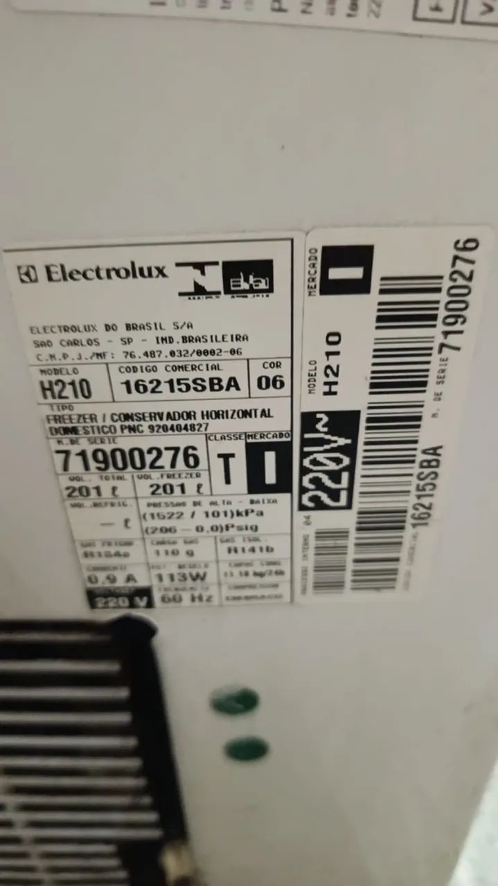 Freezer horizontal Eletrolux 201 L - Foto 3