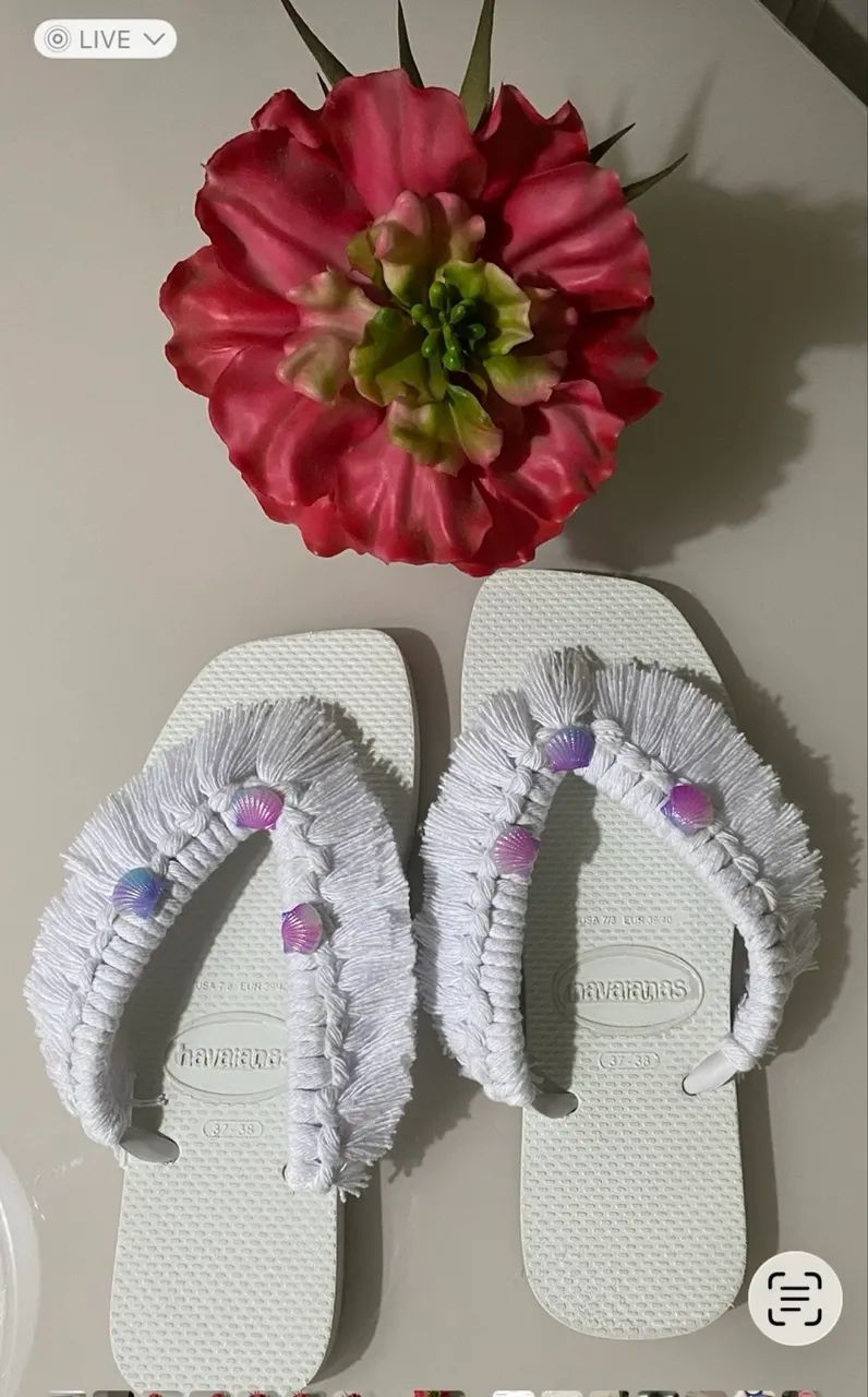 Havaianas customizadas várias numerações  - Foto 5