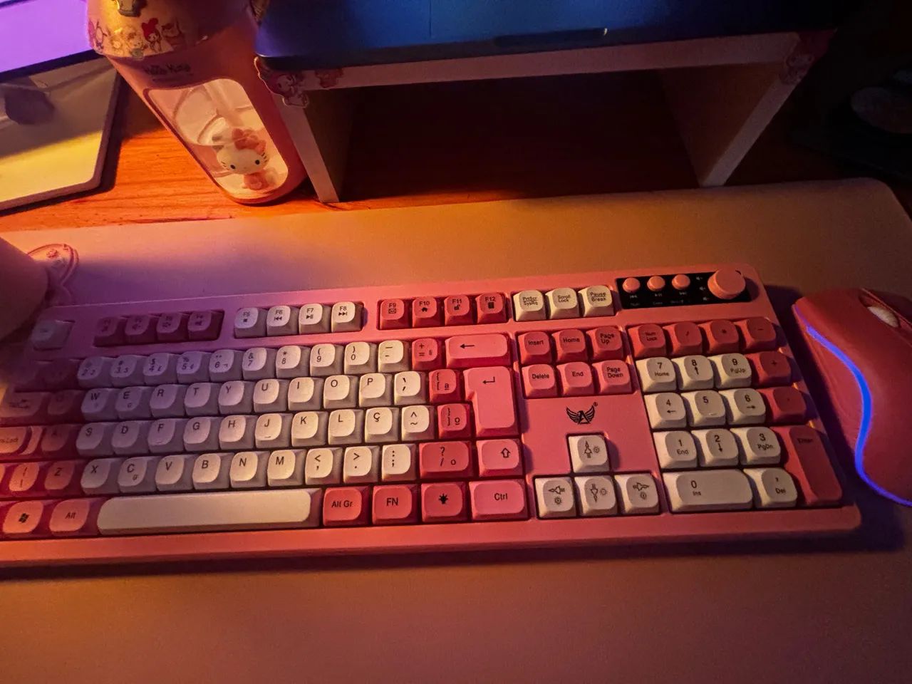 Teclado + mouse sem fio  - Foto 2