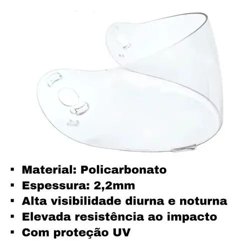 Viseira para capacete TSF nova - Foto 2