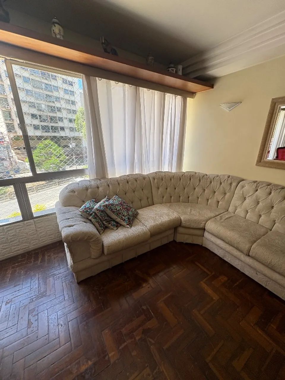 Sofá em módulo - 7 lugares - retirada na Tijuca65578361238657123