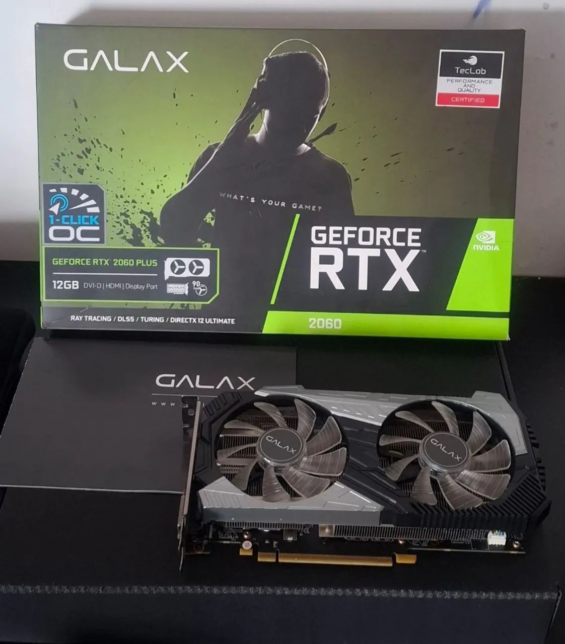Galax Gforce Rtx 2060 12gb 192bits gddr6 - Foto 2