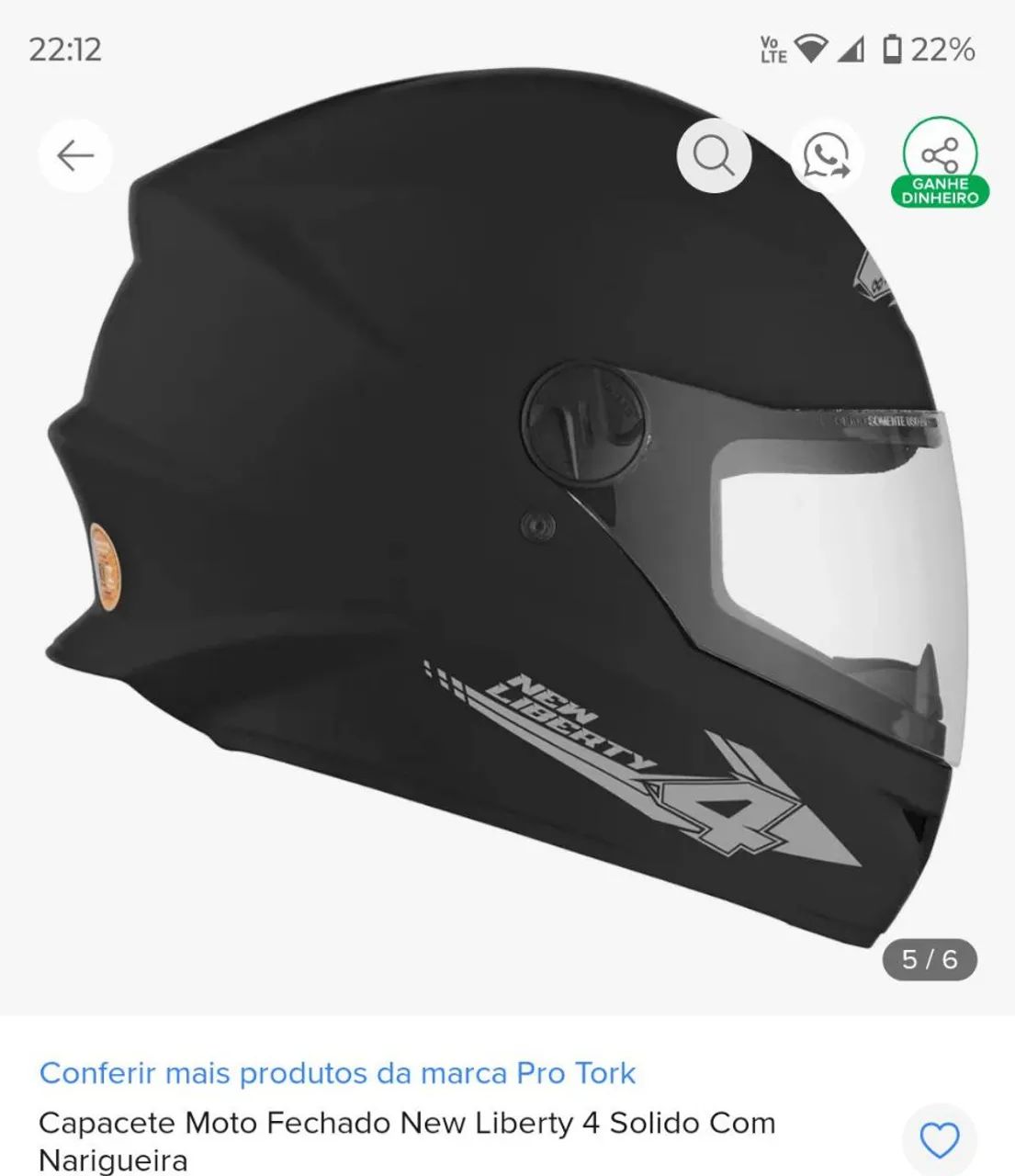 Vende - se capacete novo! - Foto 2