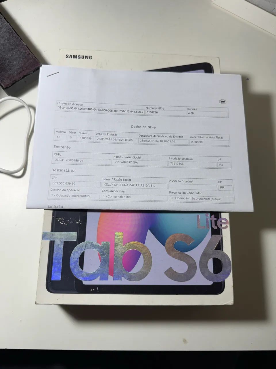 Sansung Galaxy Tab S6 Lite - Foto 4