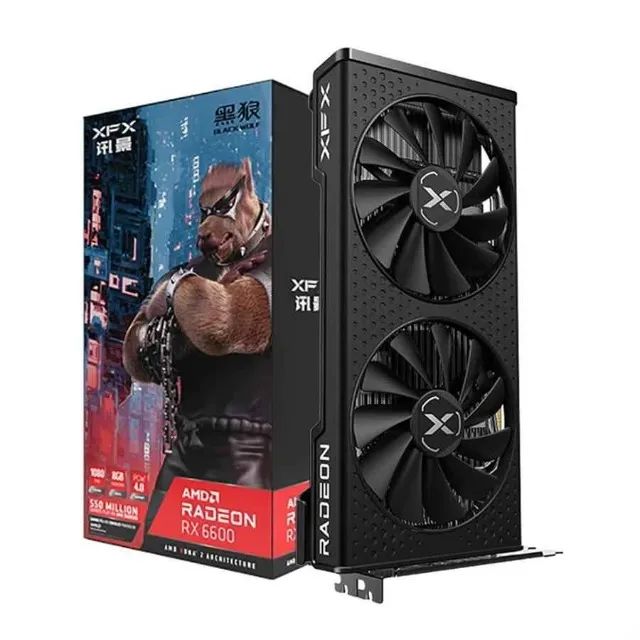  XFX RX 6600 8GB OC GDDR6 RDNA2 + GARANTIA ! IGUAL 3060 2070 ! !