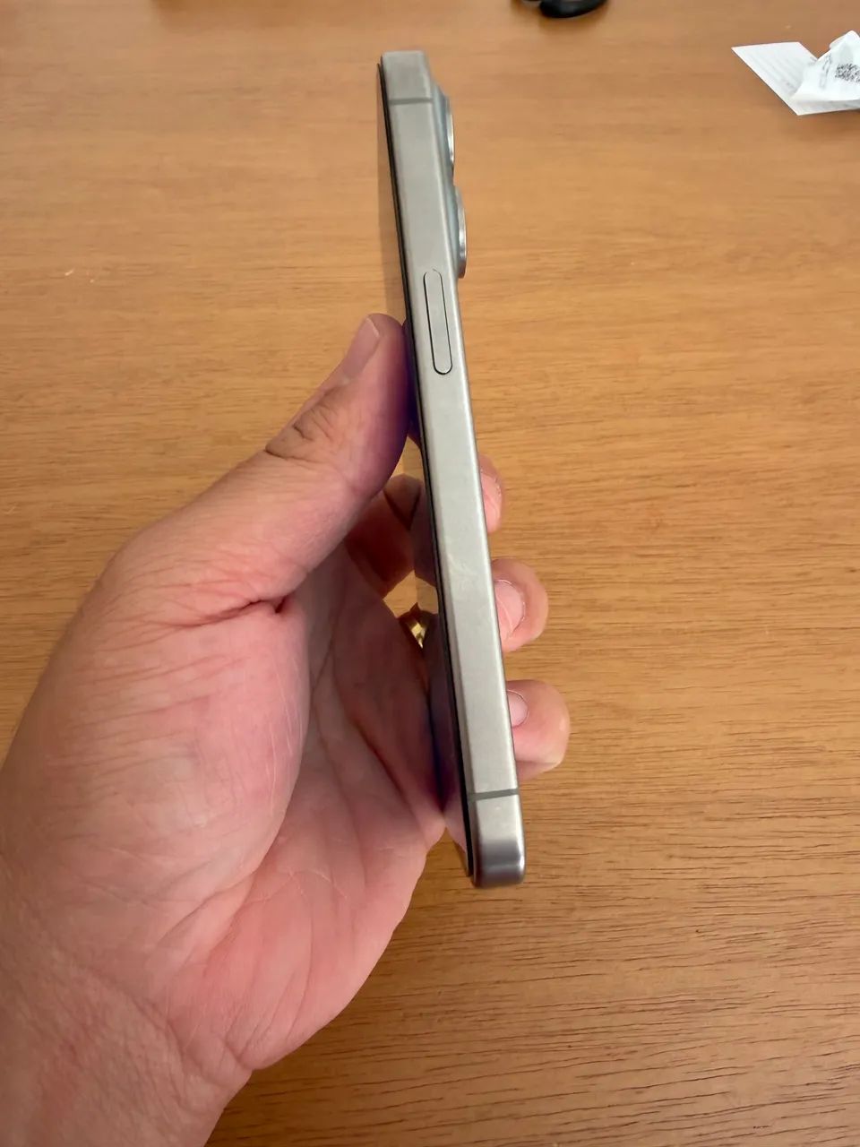 iPhone 15 Pro 128gb Cor Natural Titanium - Foto 4