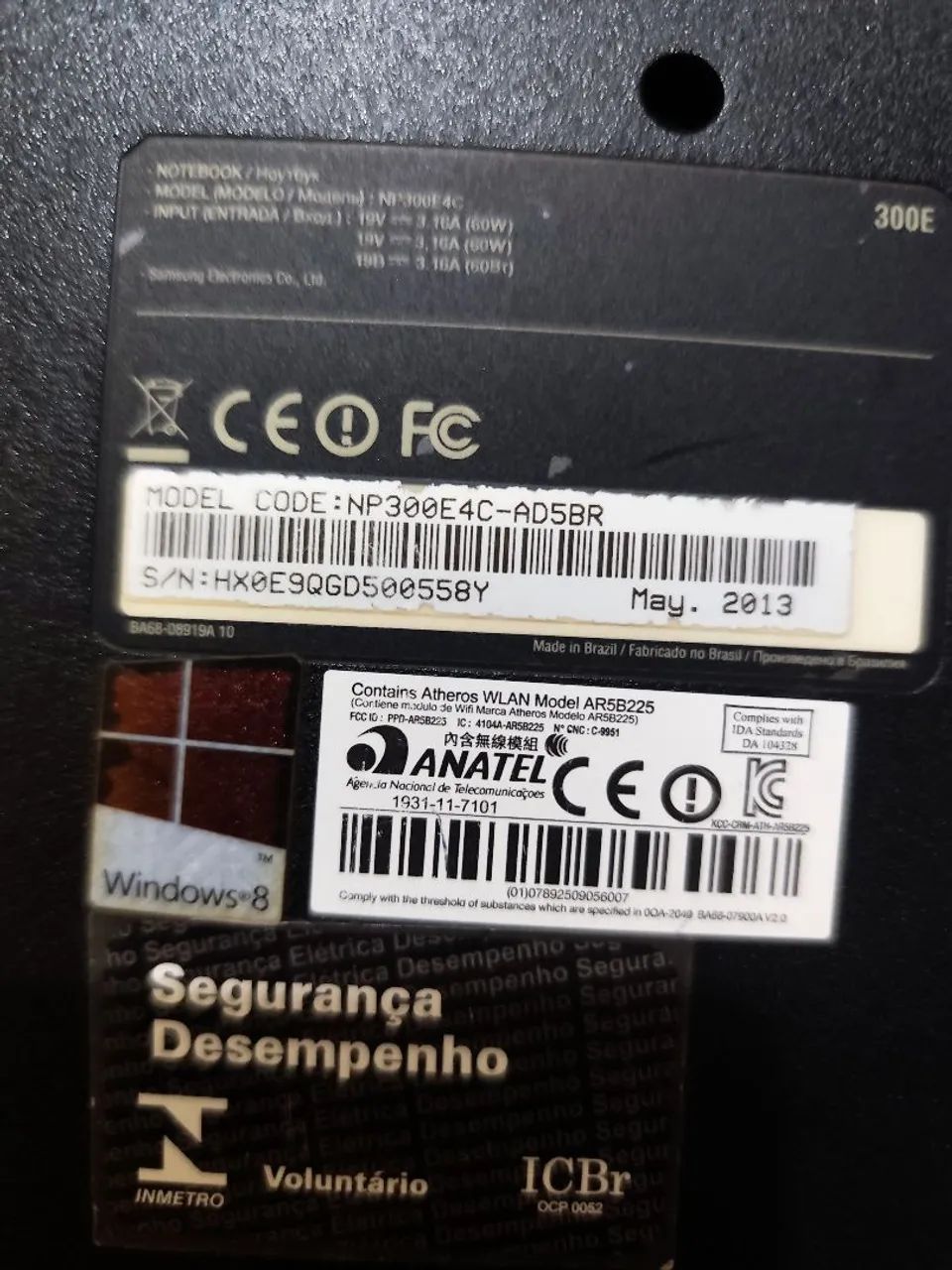 Notebook Samsung i5