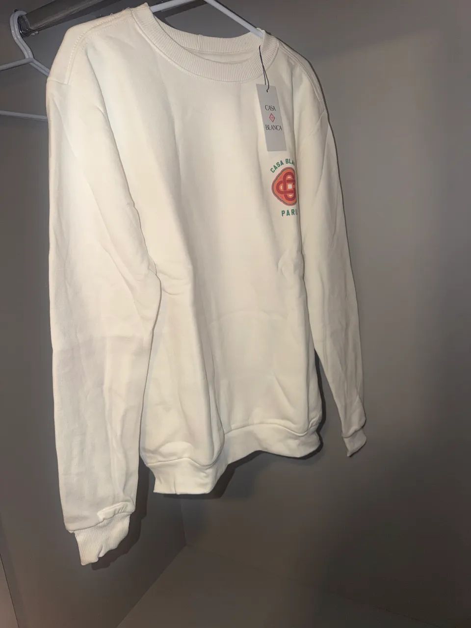 Moletom oversized casa blanca