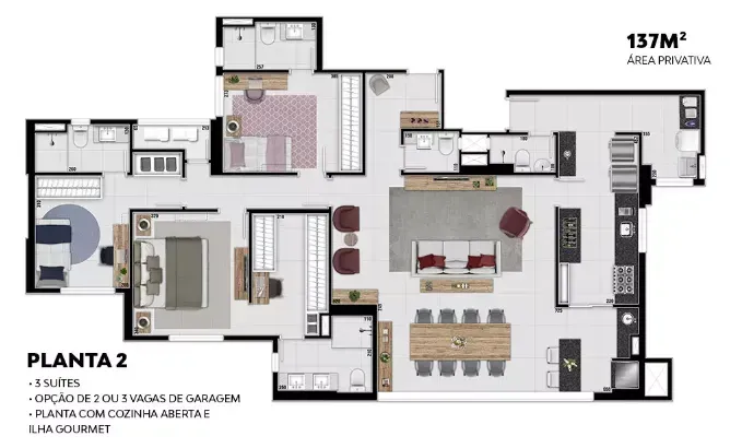 PLANTA 139m²