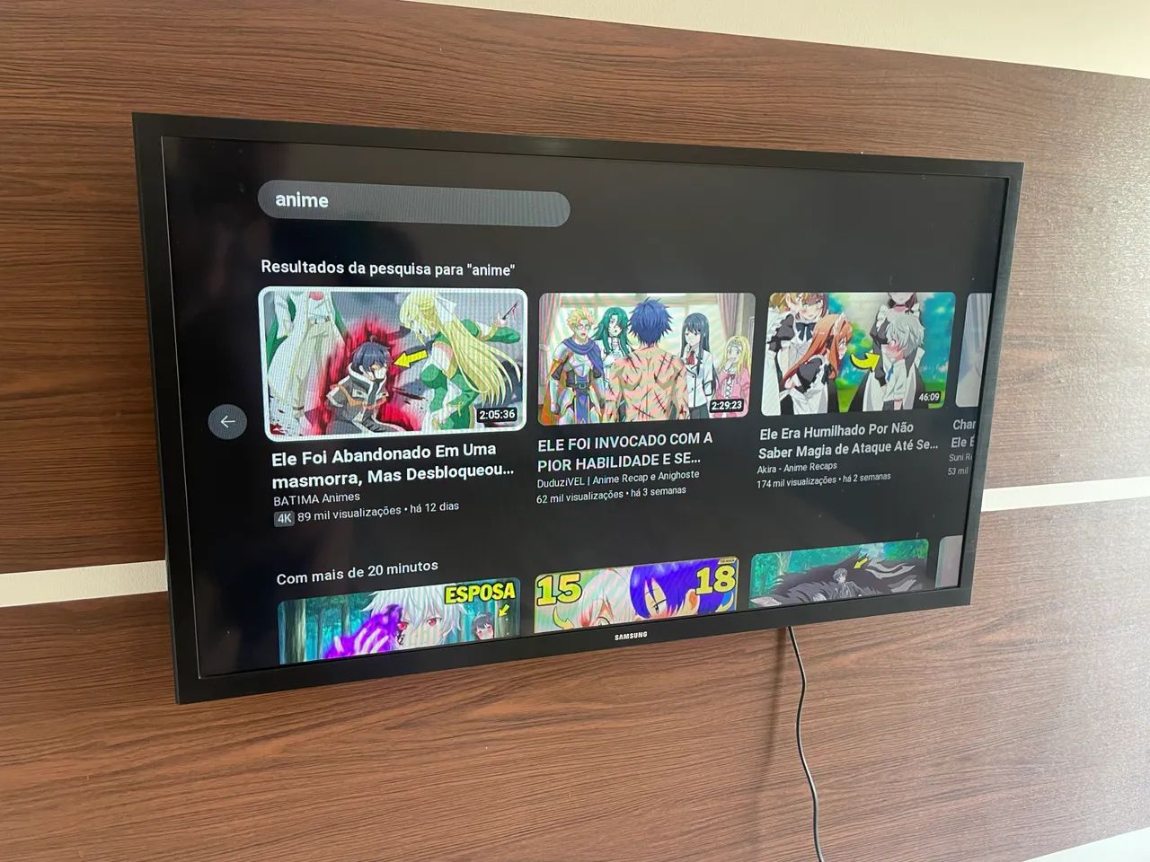 TV Samsung smartv seminova 32 polegadas 