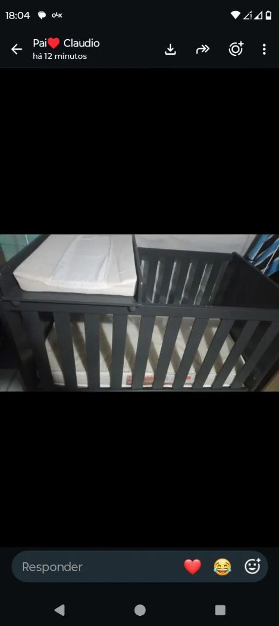 Berço e colchão 