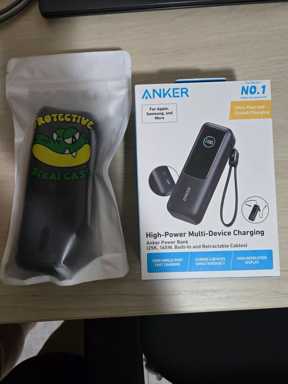 Powerbank Anker 25000mha com carregamento de 165w - Acessórios de