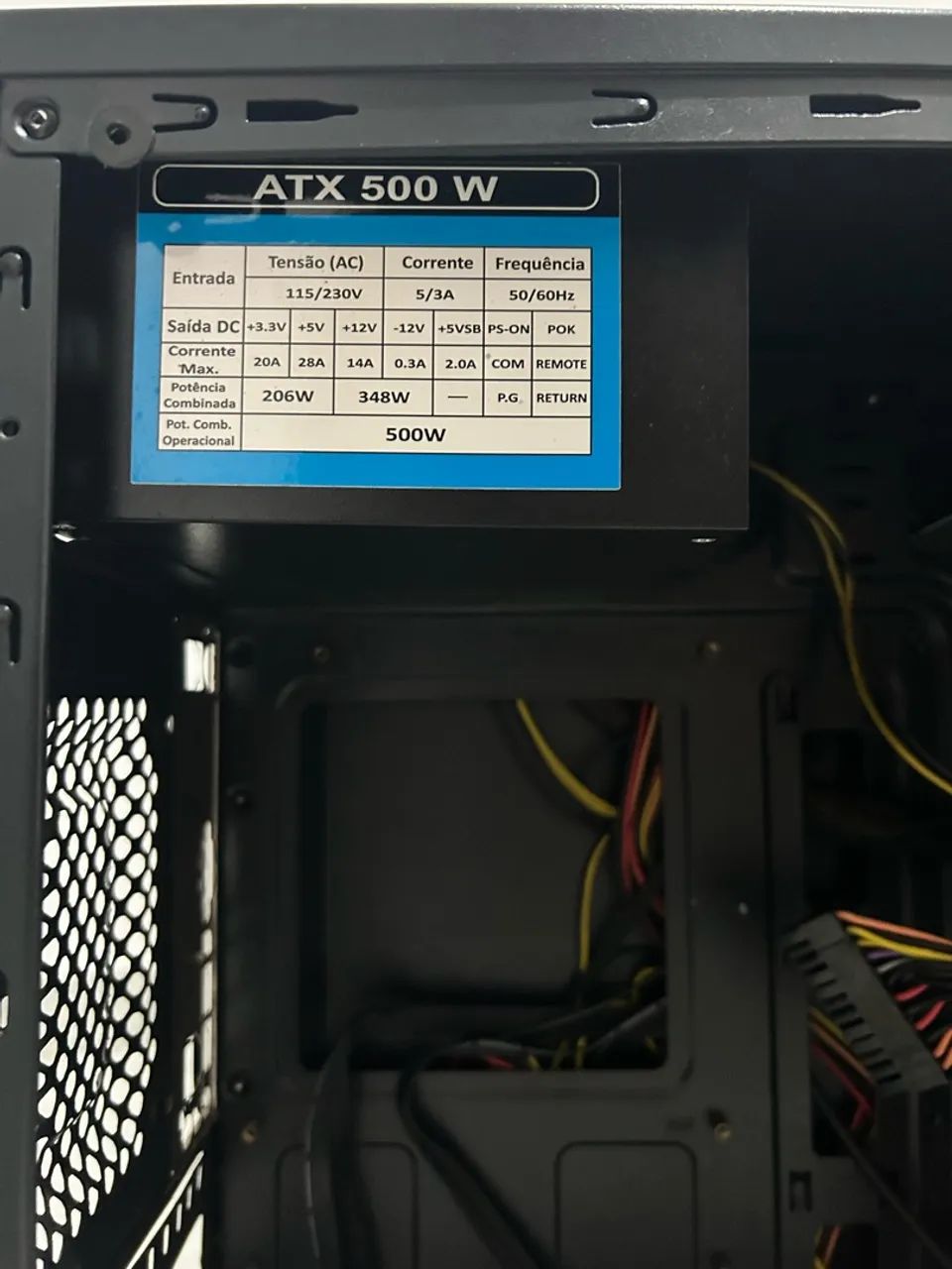 Gabinete com Fonte 500w - Foto 3