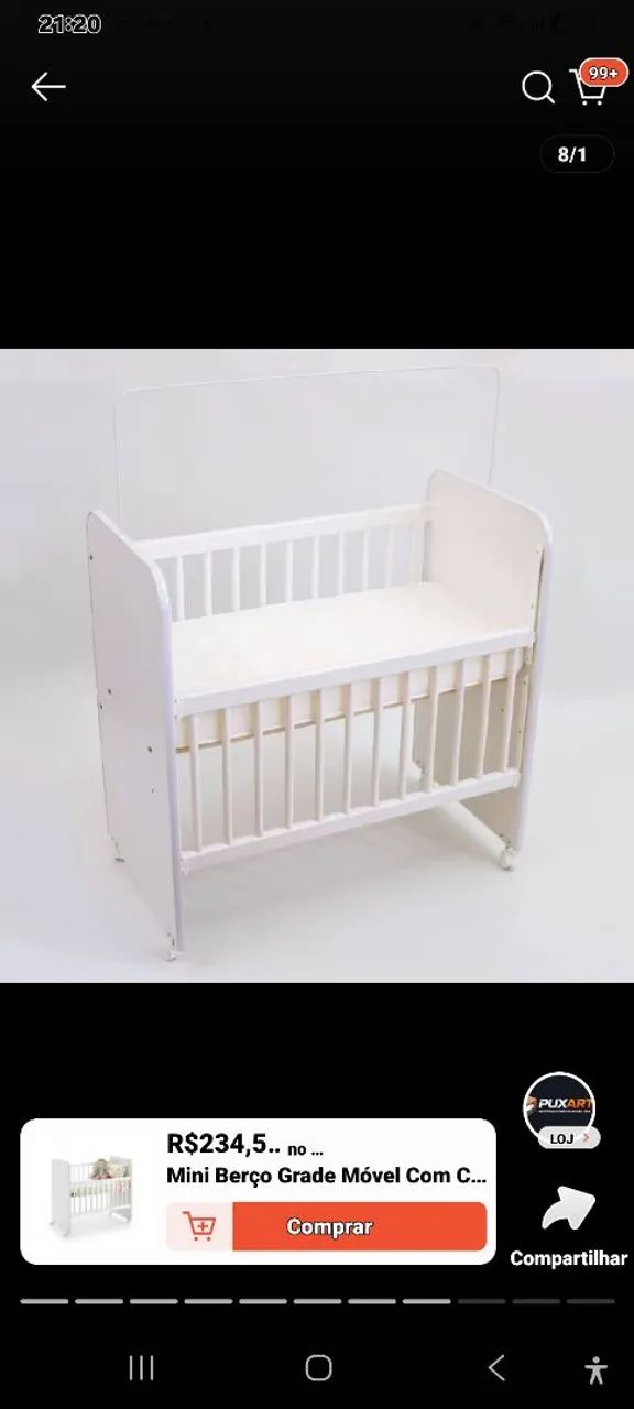 Mini berço  - Foto 2