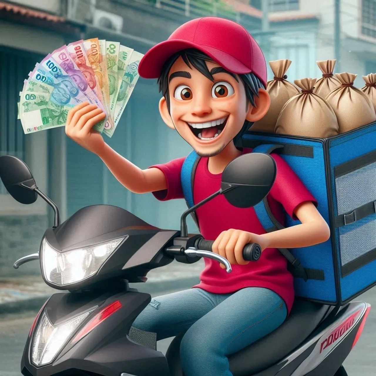 Motoboys para Shopping Maia 