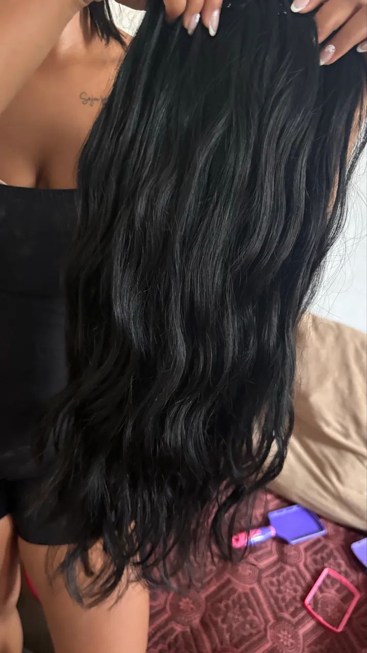 Mega hair 100% humano 65cm