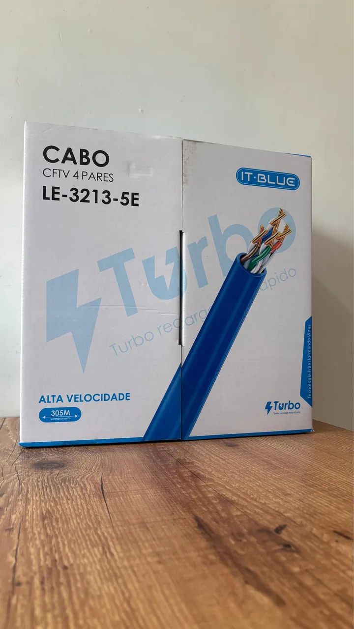 Caixa De Cabo De Internet 305M Cat5E Alta Velocidade! - Foto 3