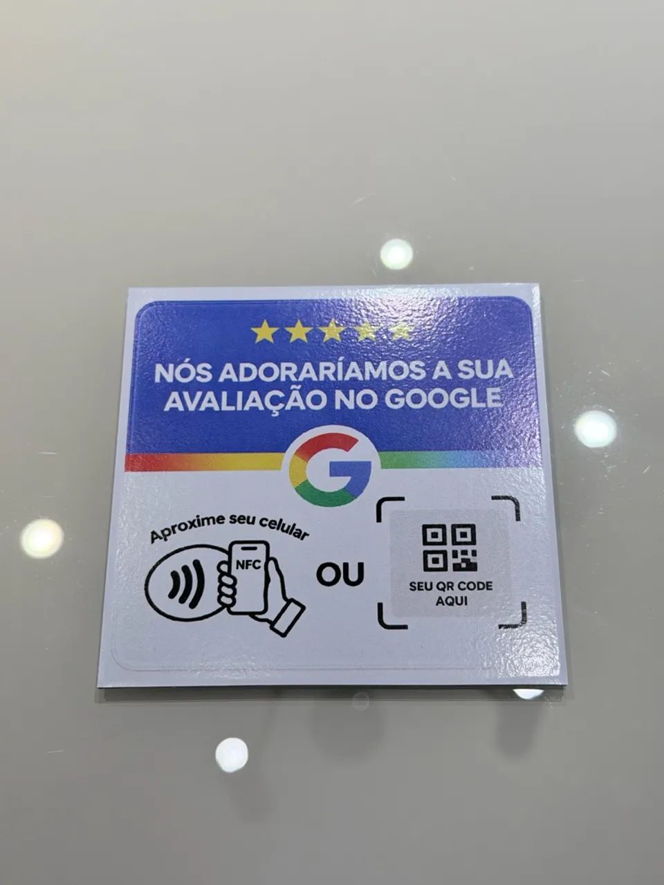 Plaquinha de avaliações do google  - Foto 2