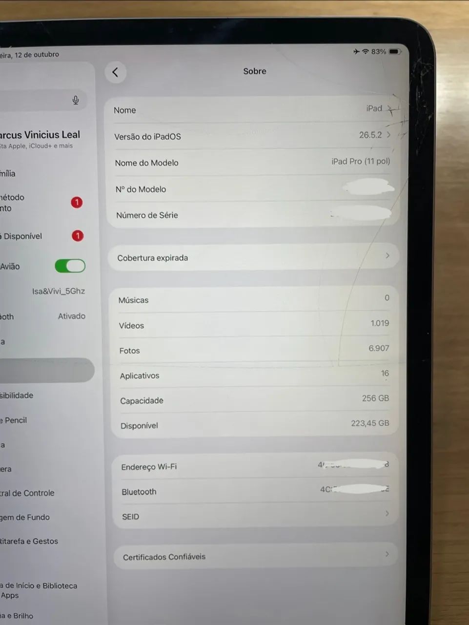 iPad Pro 11pol cinza-espacial - Foto 2