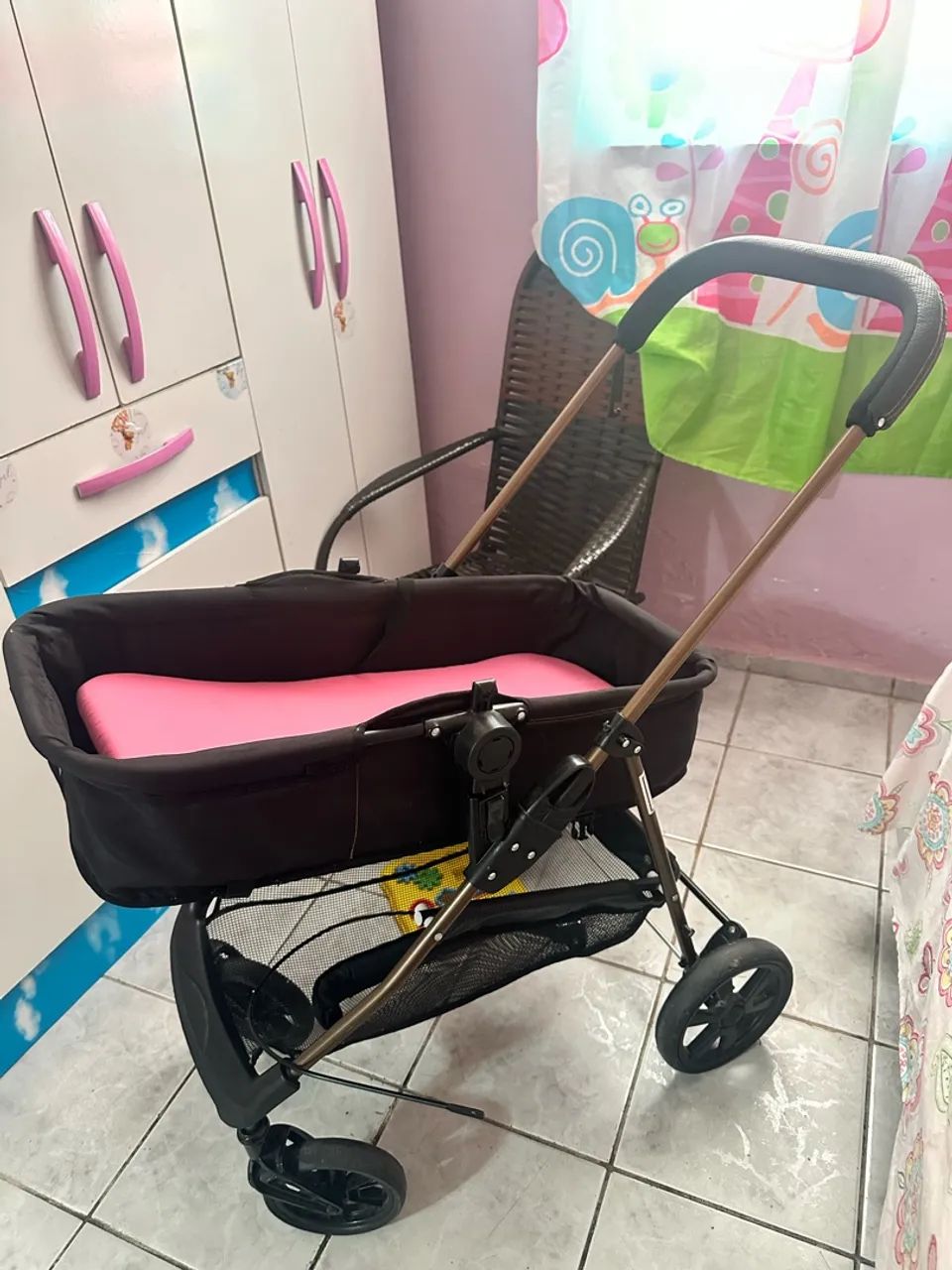 Carrinho Moisés já com o colchão  - Foto 3