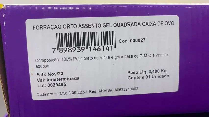 Almofada de Gel Quadrada Caixa de Ovo - BIO Florence - Foto 5