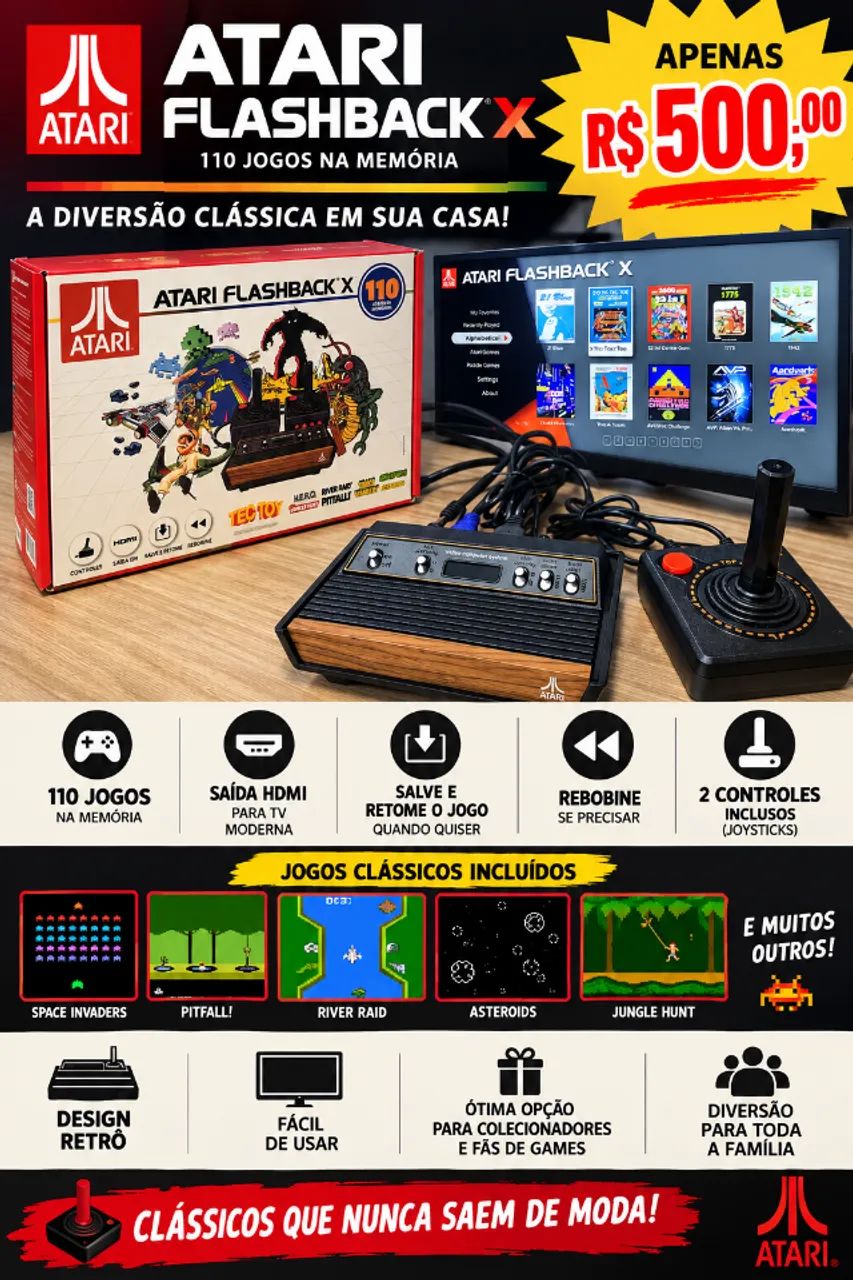 Atari Flashback X desbloqueado
