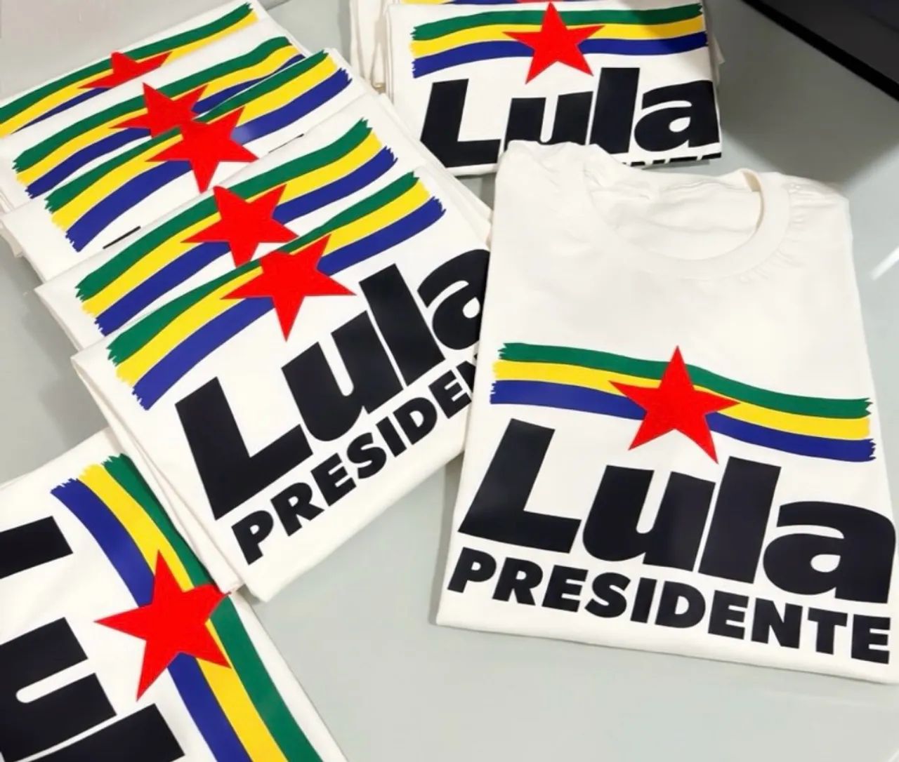 Camisa eleições Lula Presidente 