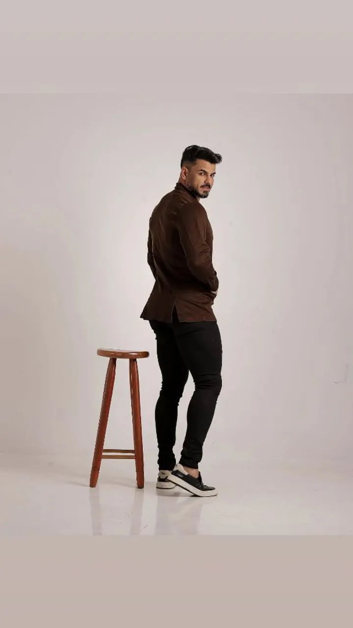 Blazer Masculino Marrom ? - Foto 2