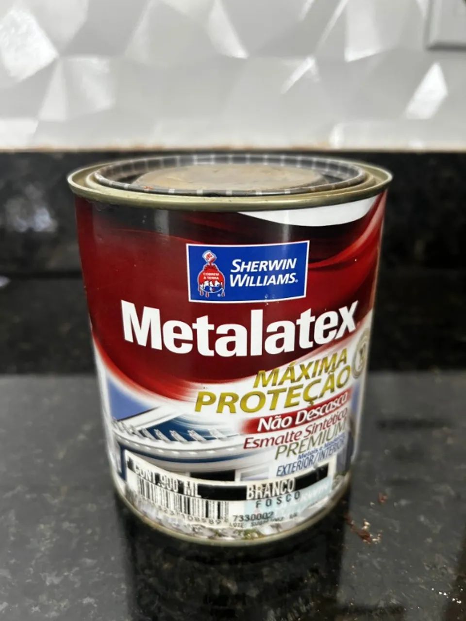 Metalatex Esmalte Sintético - Branco Fosco - Lacrada - Vencida