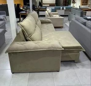 Sofá - Retrát. e Reclin. Le. (2,90m) - D-28 Dividimos Em Até 10x Sem Juros - Foto 2