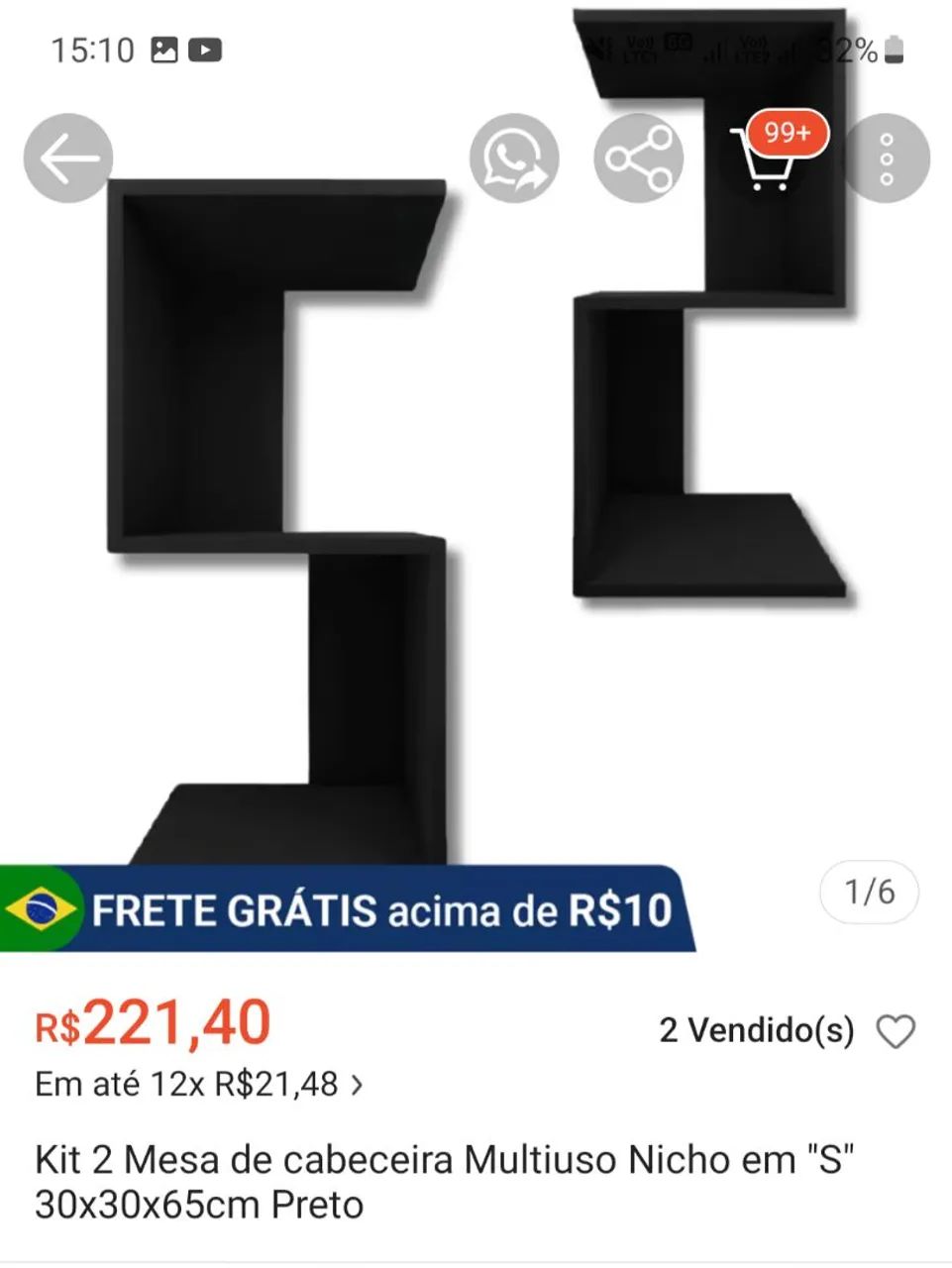 VENDO MESAS DE CABECEIRA  - Foto 4