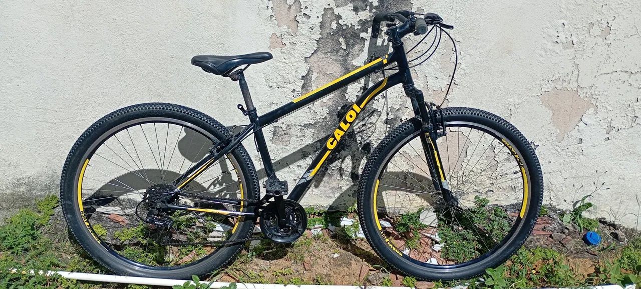 Bicicleta Caloi Aro 29 MTB 21 Marchas Freio a Disco Suspensão Dianteira