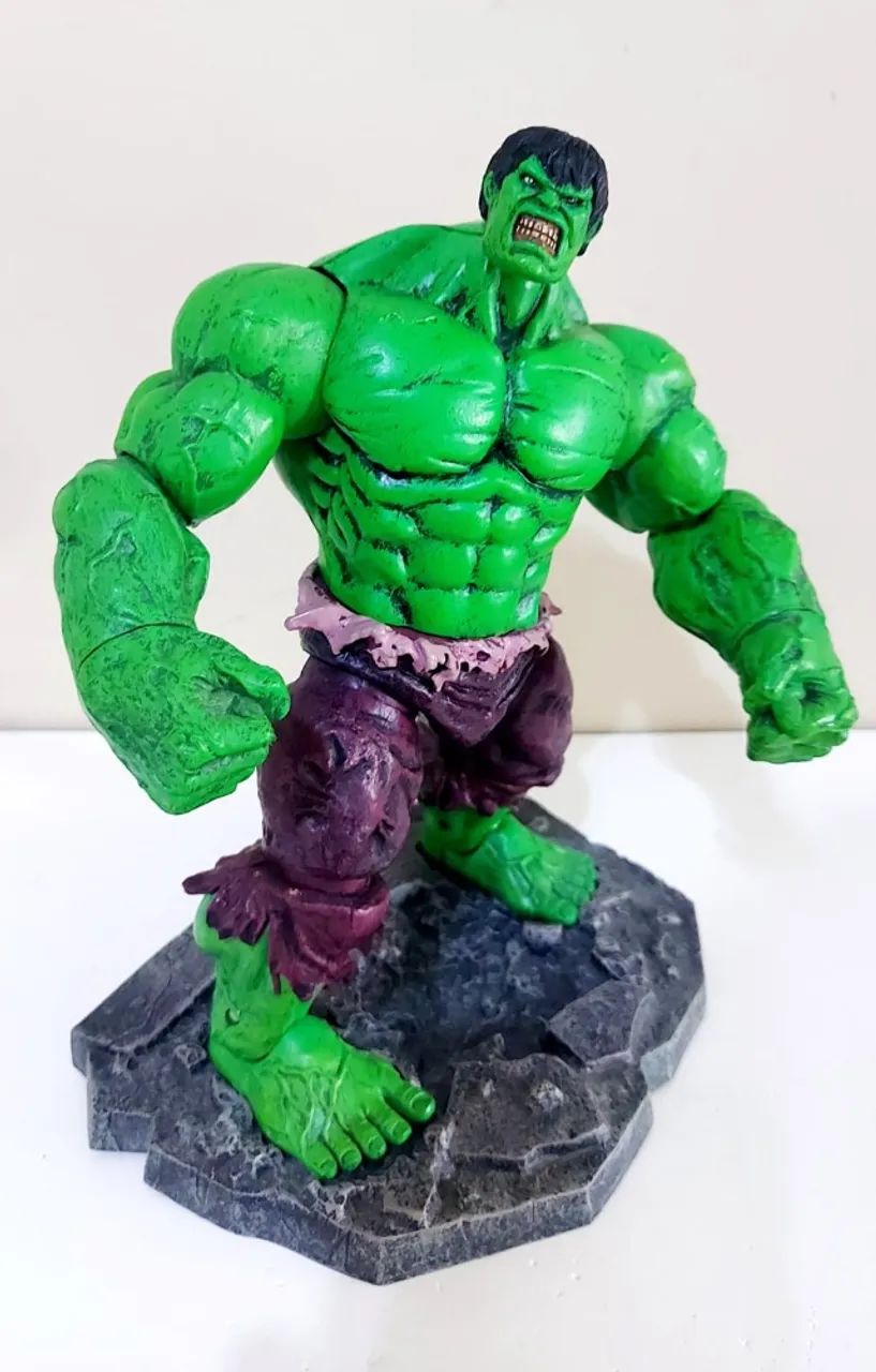 Action Figure O Incrível Hulk Marvel Select Diamond 24cm - Foto 3