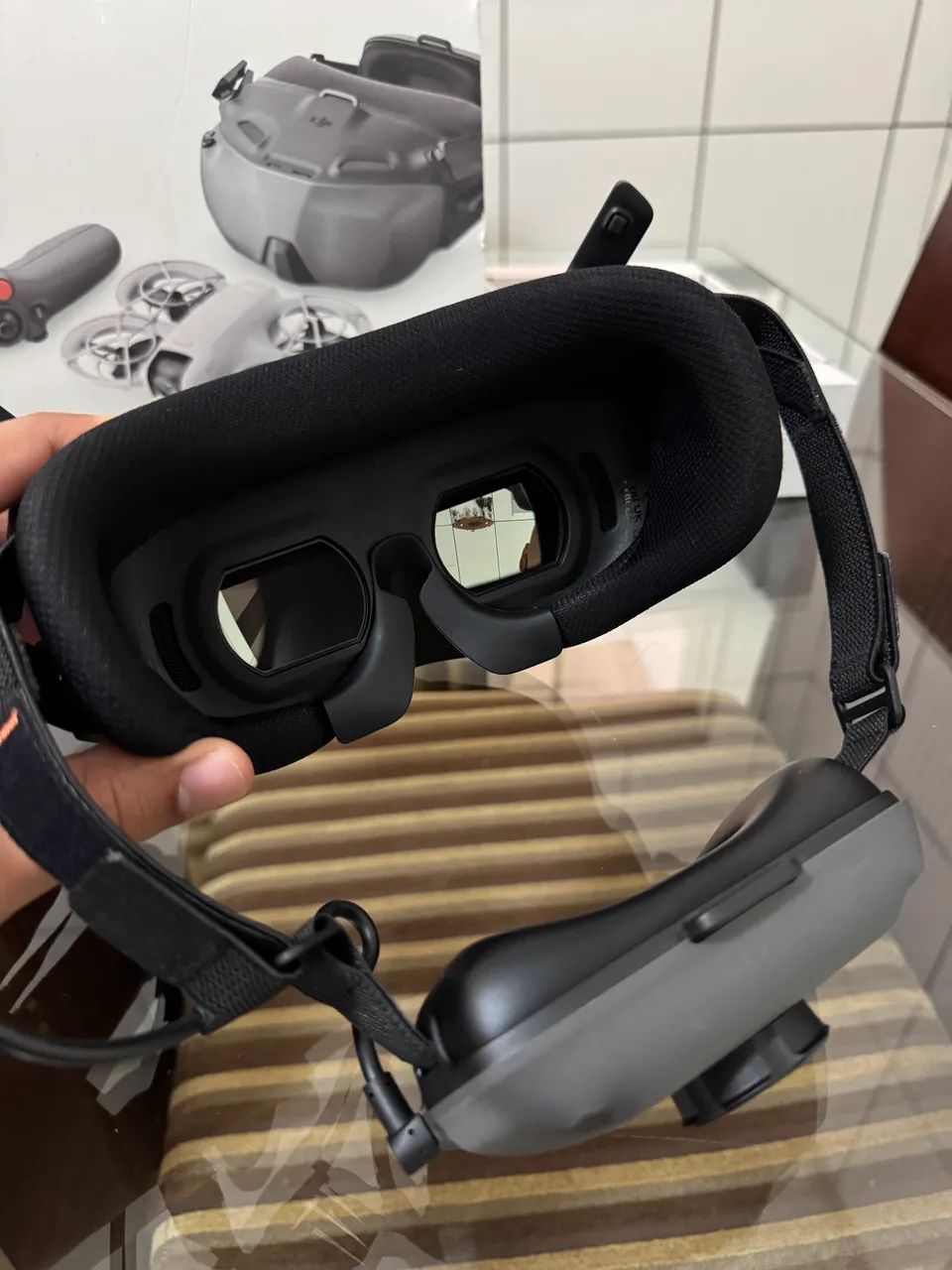 ÓCULOS FPV ORIGINAL DJI GOOGLES N3 + MOTION 3 - IMPECÁVEL  - Foto 3